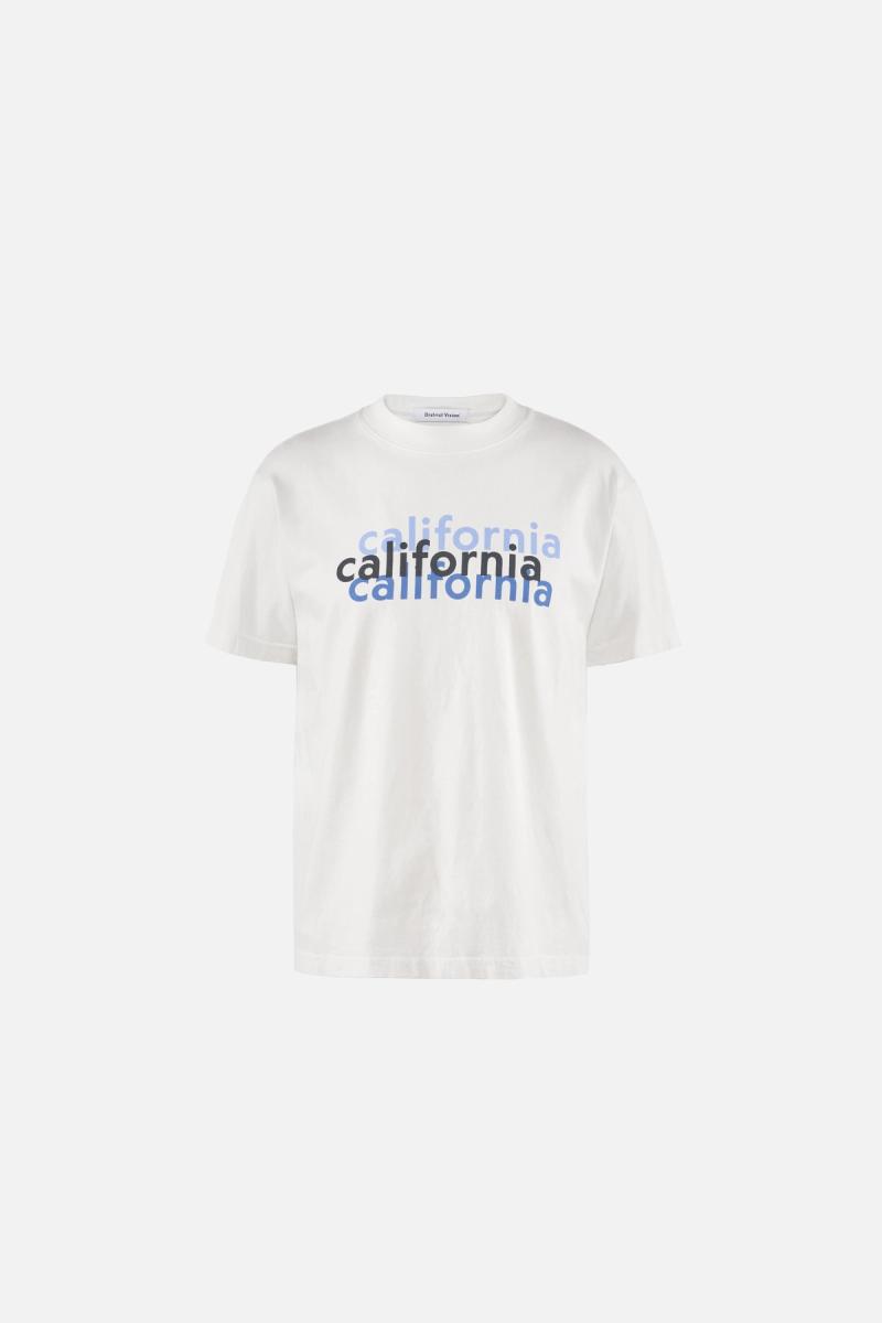 California Cotton Tee, White California