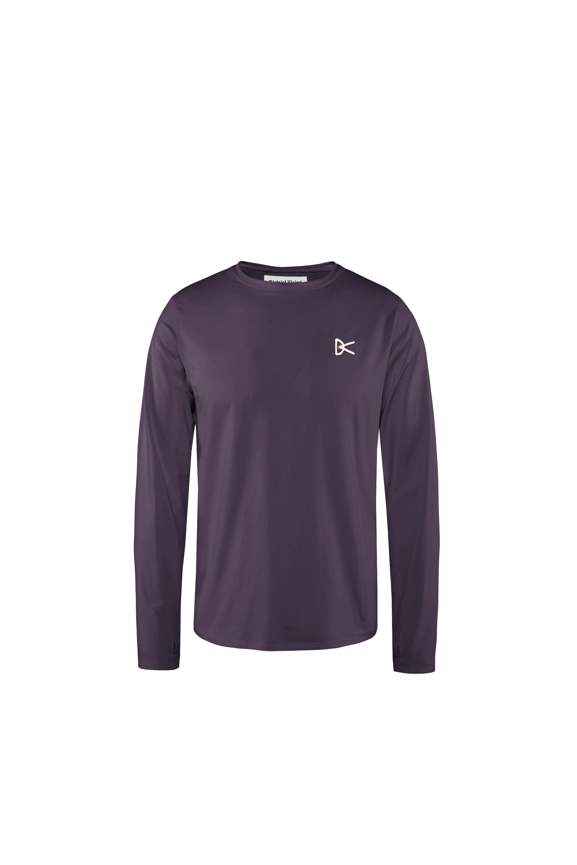 Lightweight Long Sleeve Tee, Plum