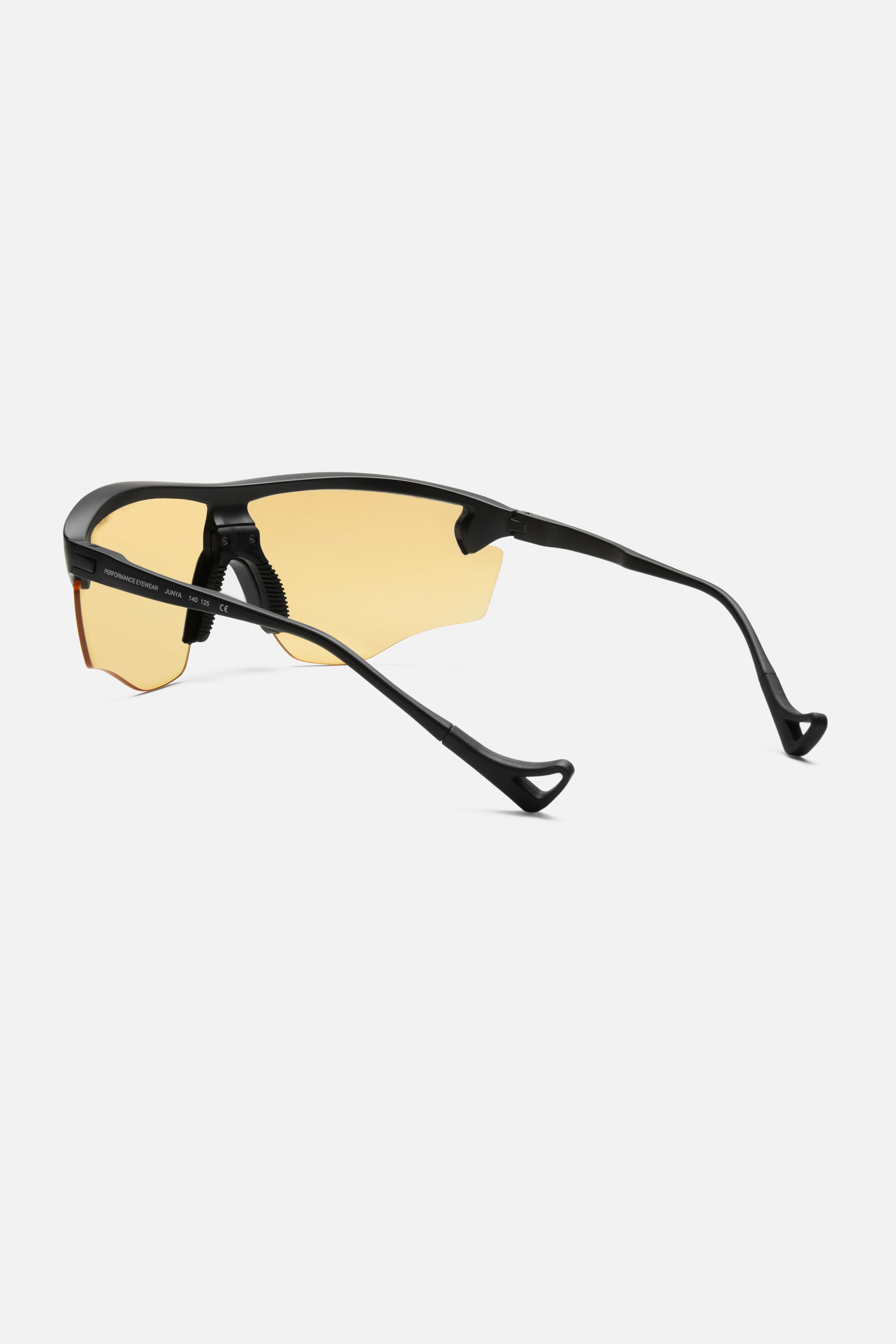 District Vision Junya Racer Sports Sunglasses - Black/Yellow