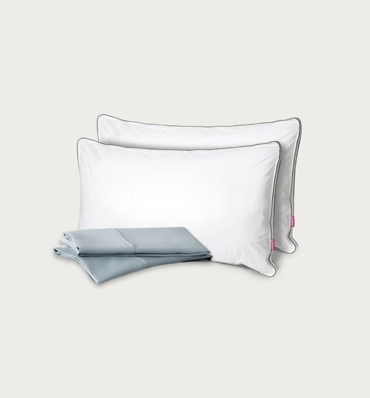 The Endy Complete Pillow Bundle in Glacier Blue colourway