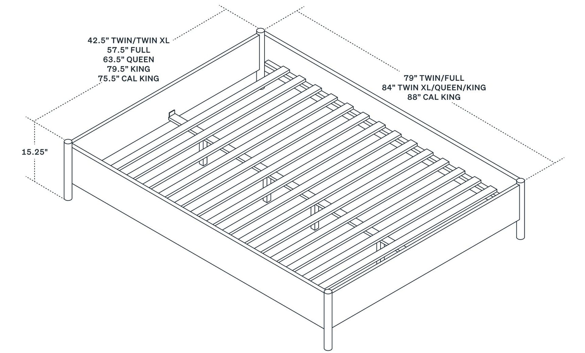Endy Kids Platform Base size dimensions guide