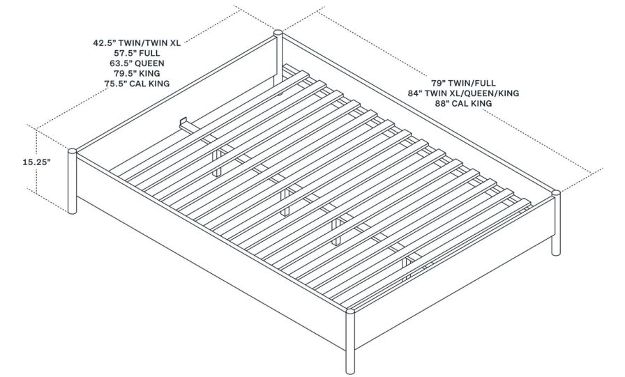 Endy Kids Platform Base size dimensions guide