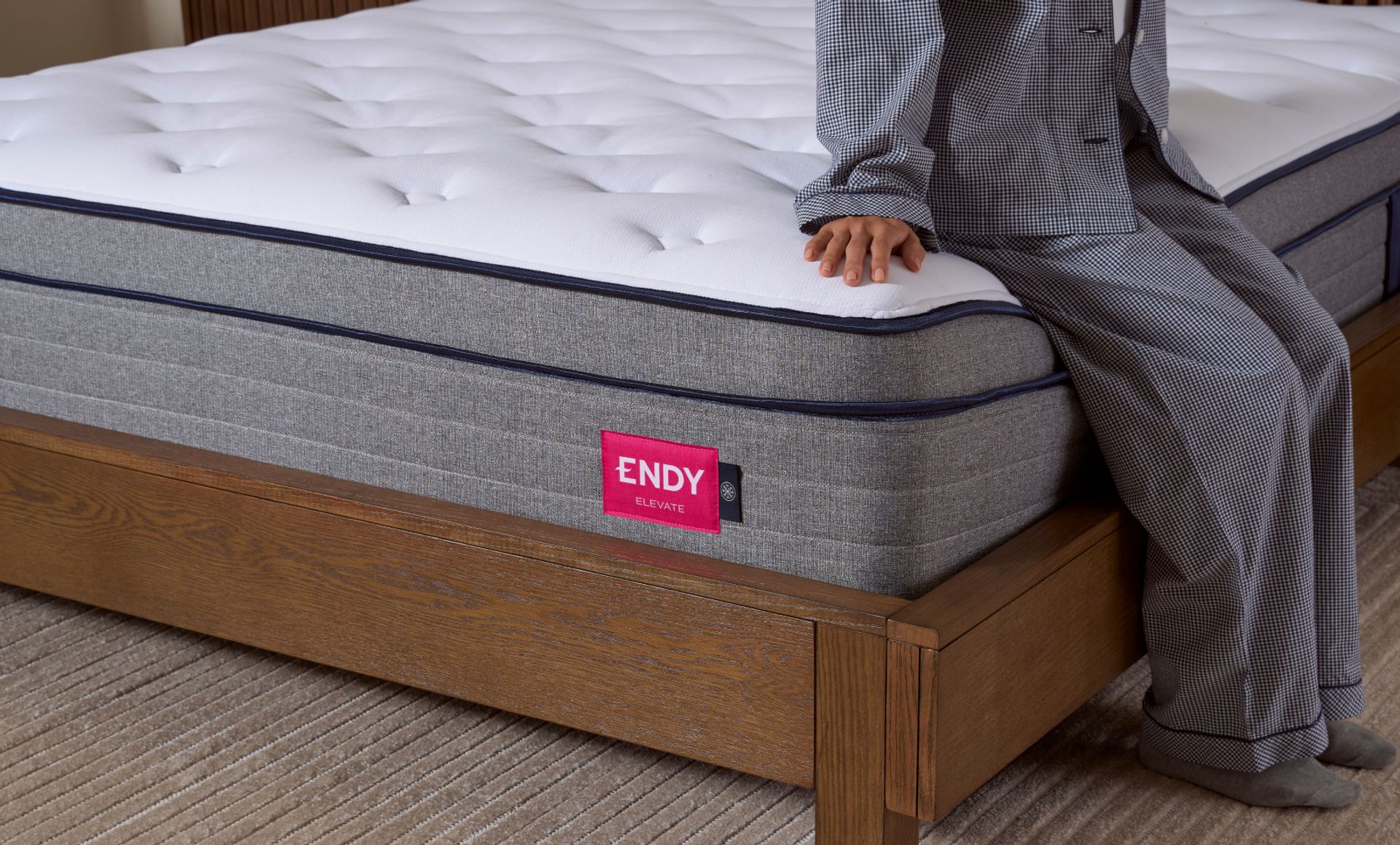 The Endy Elevate Hybrid Plush Mattress