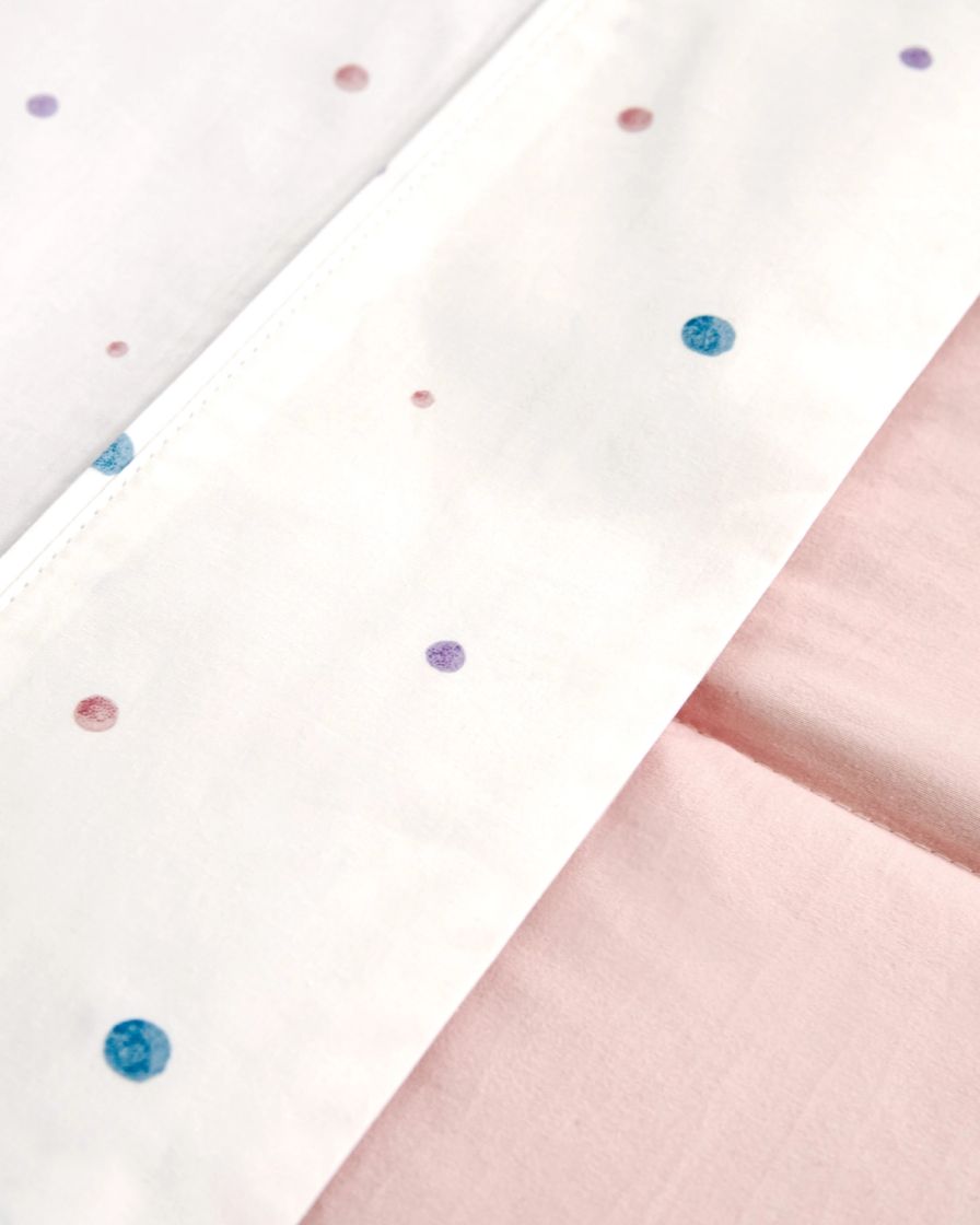 Sheet Refresh Duo in watercolor dots pattern