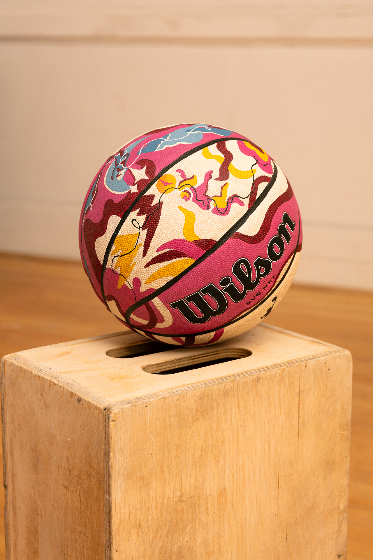 Endy x WNBA custom basketball designed by Erika Flores