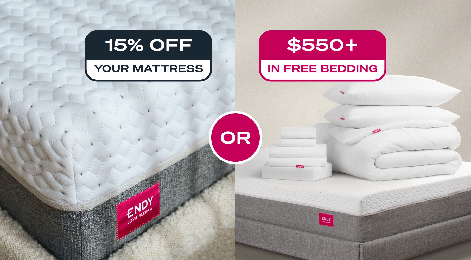 マットレス USA Endy® Canadian-Made Mattresses | Free Shipping