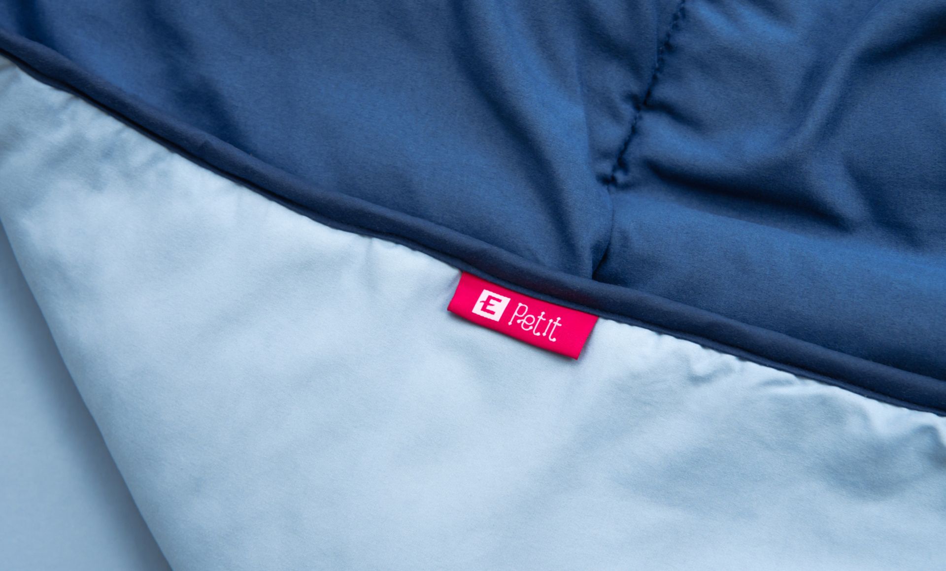 The Endy Petit Comforter Set in Navy/Blue colour