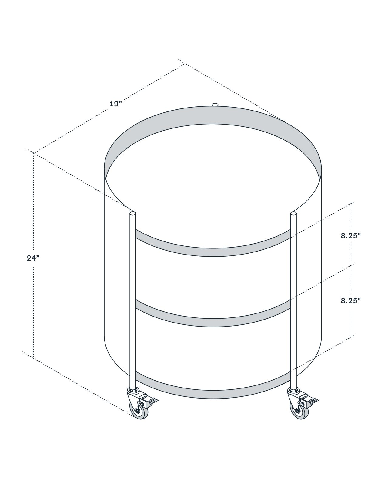 Swivel nightstand size dimensions guide