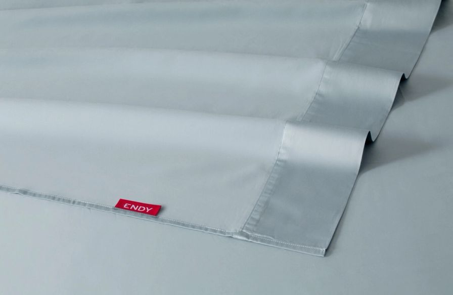 Organic Cotton Sheets in Blue colour way