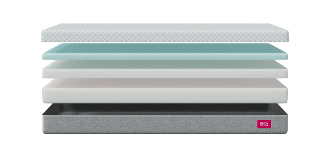 Dissection of the Medium-Firm Endy Mattress layers