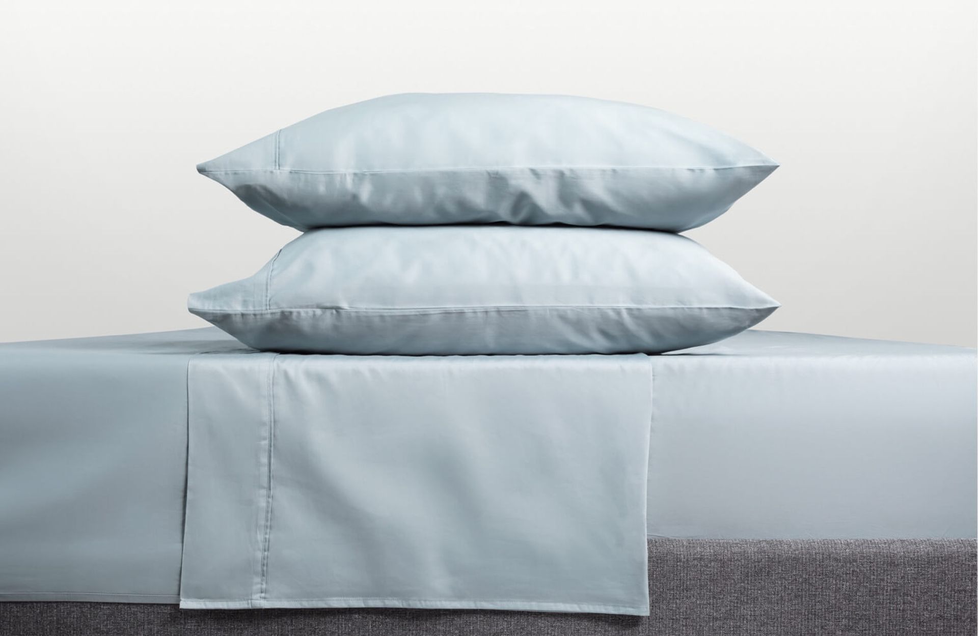 Organic Cotton Sheets in Blue colour way
