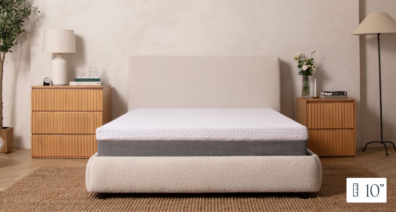 Endy Mattress with an icon indicating 10" in height.