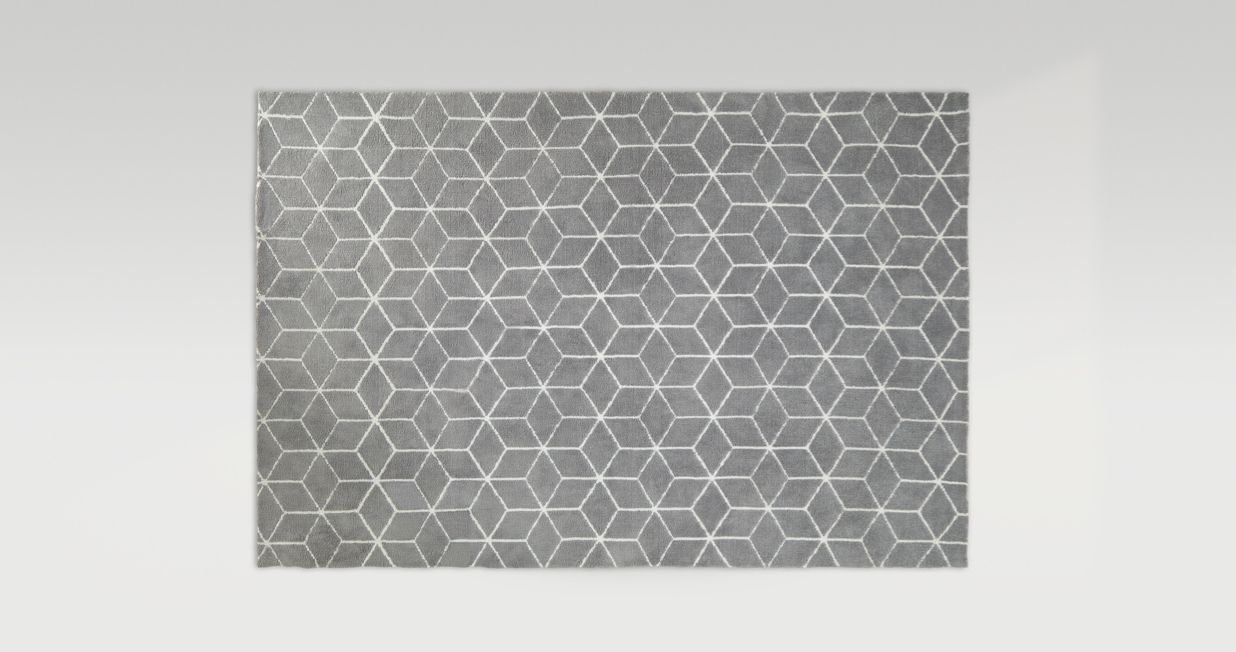 Grey Geometric Rug