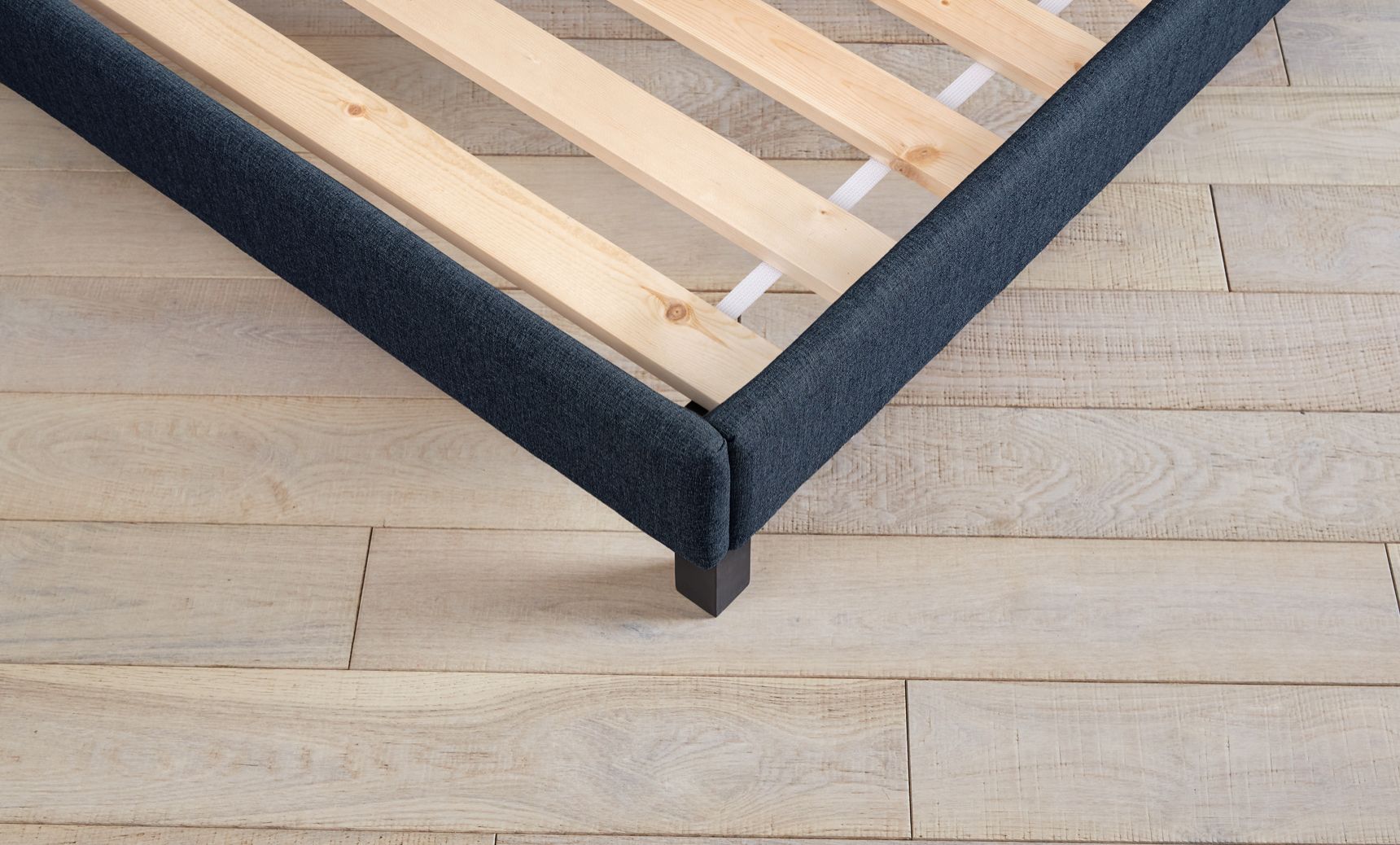 The Endy Platform Bed Frame in Charcoal Grey colourway