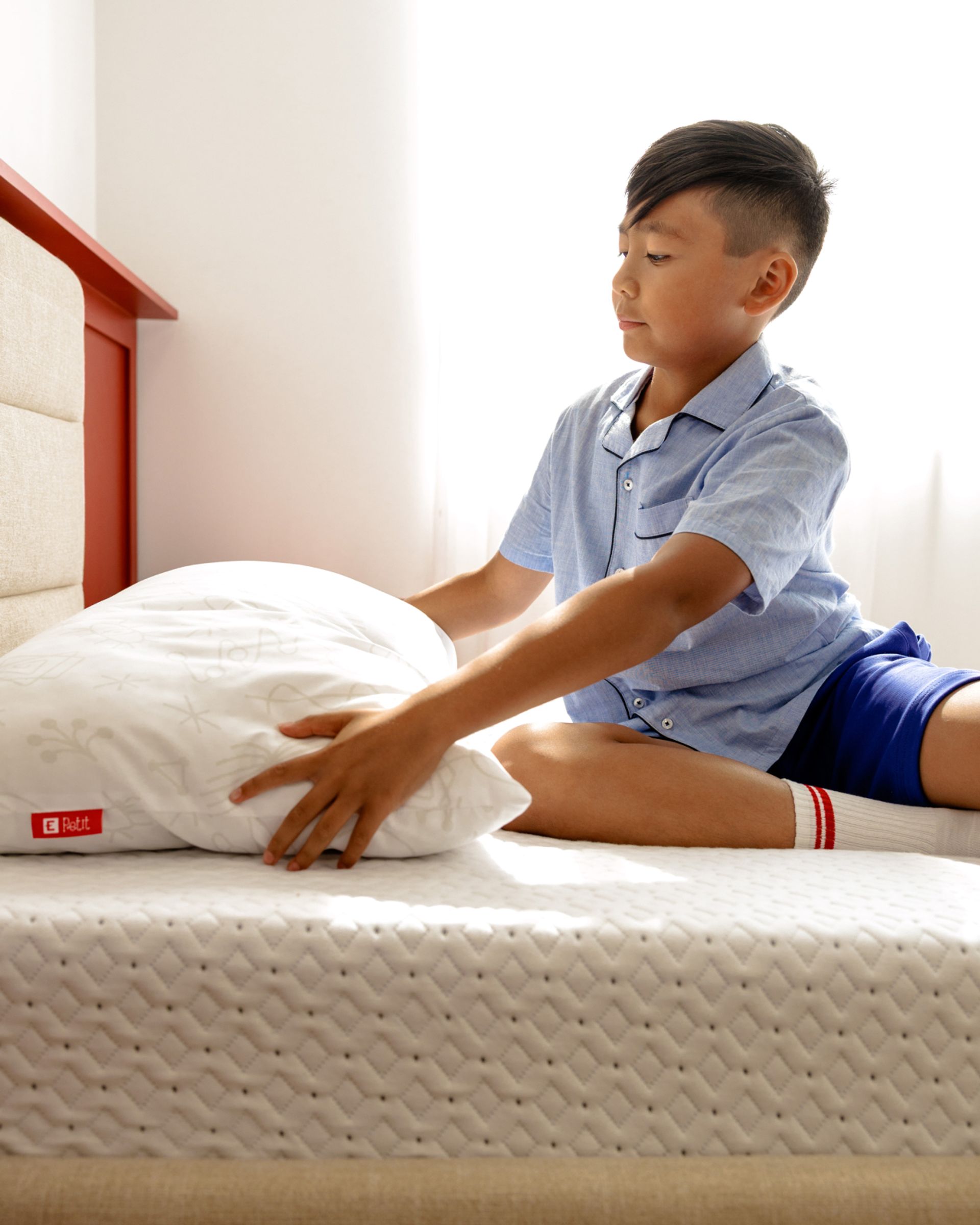 The image displays endy petit mattress