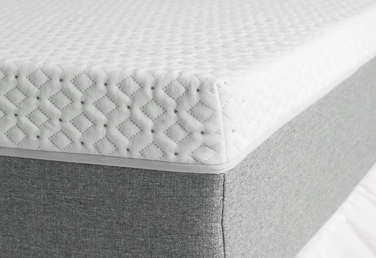 Cover detail on the Medium-Firm Endy Mattress.