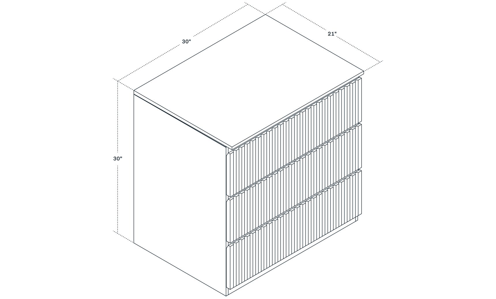 Wooden dresser size dimension guide