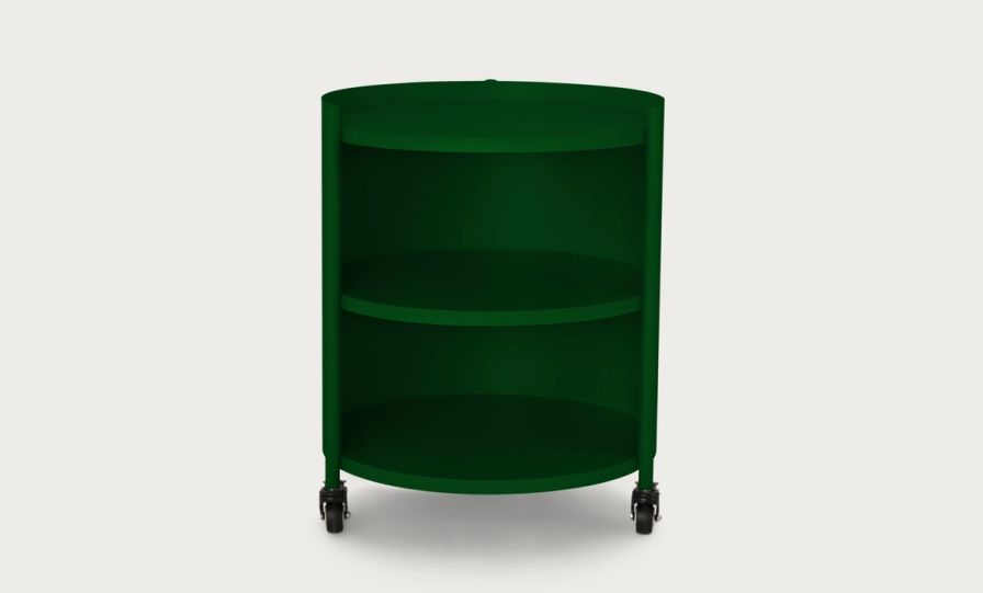 The Endy Kids Swivel Nightstand in green colour way