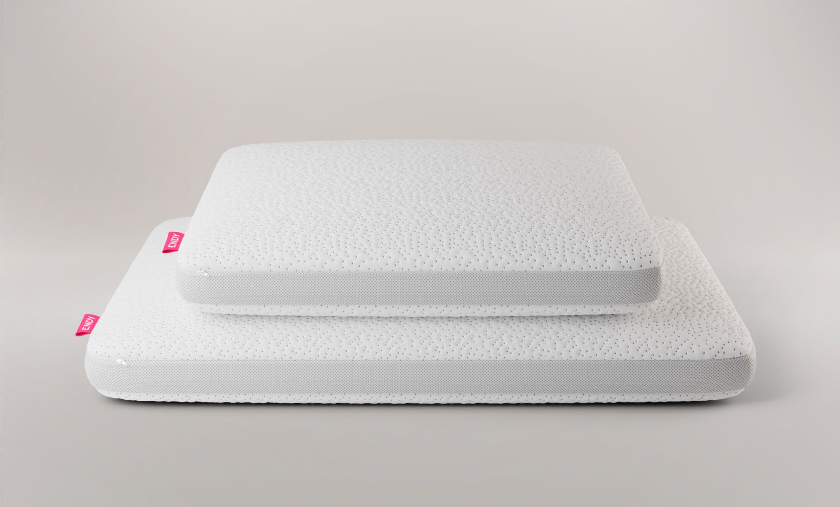 The Endy Memory Foam displayed in Standard and King Sizes