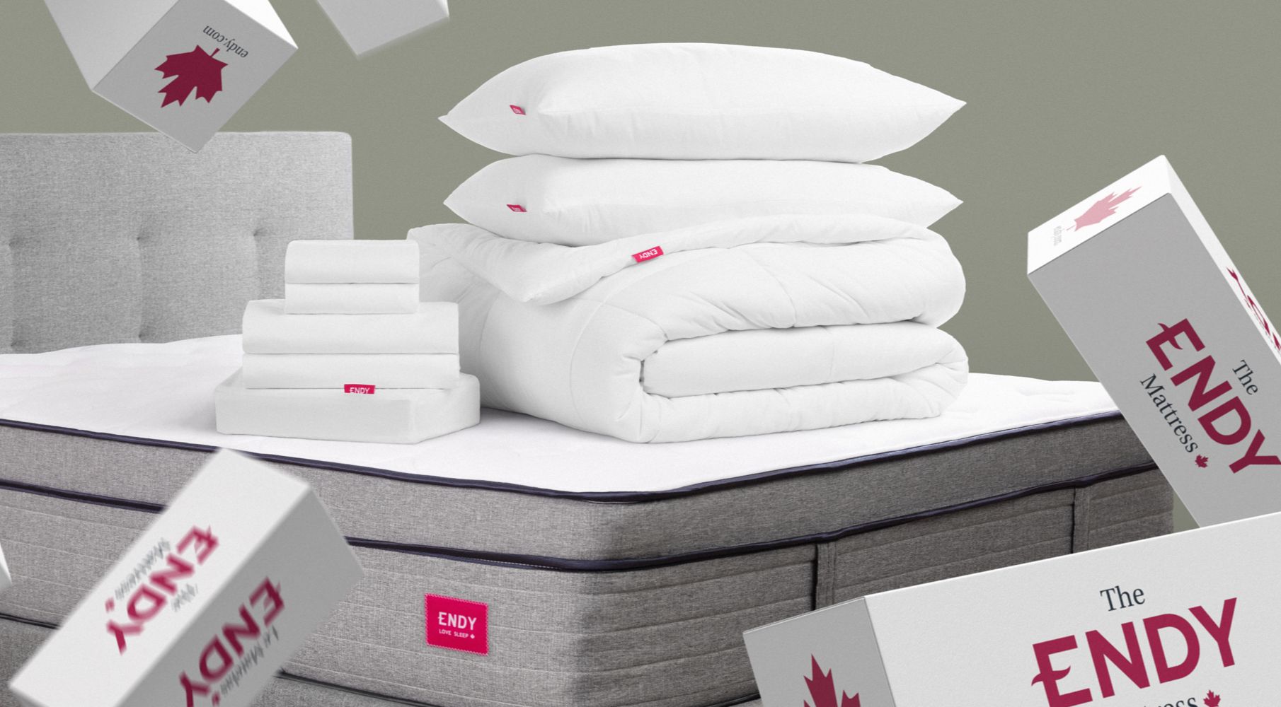 Endy® CanadianMade Mattresses Free Shipping