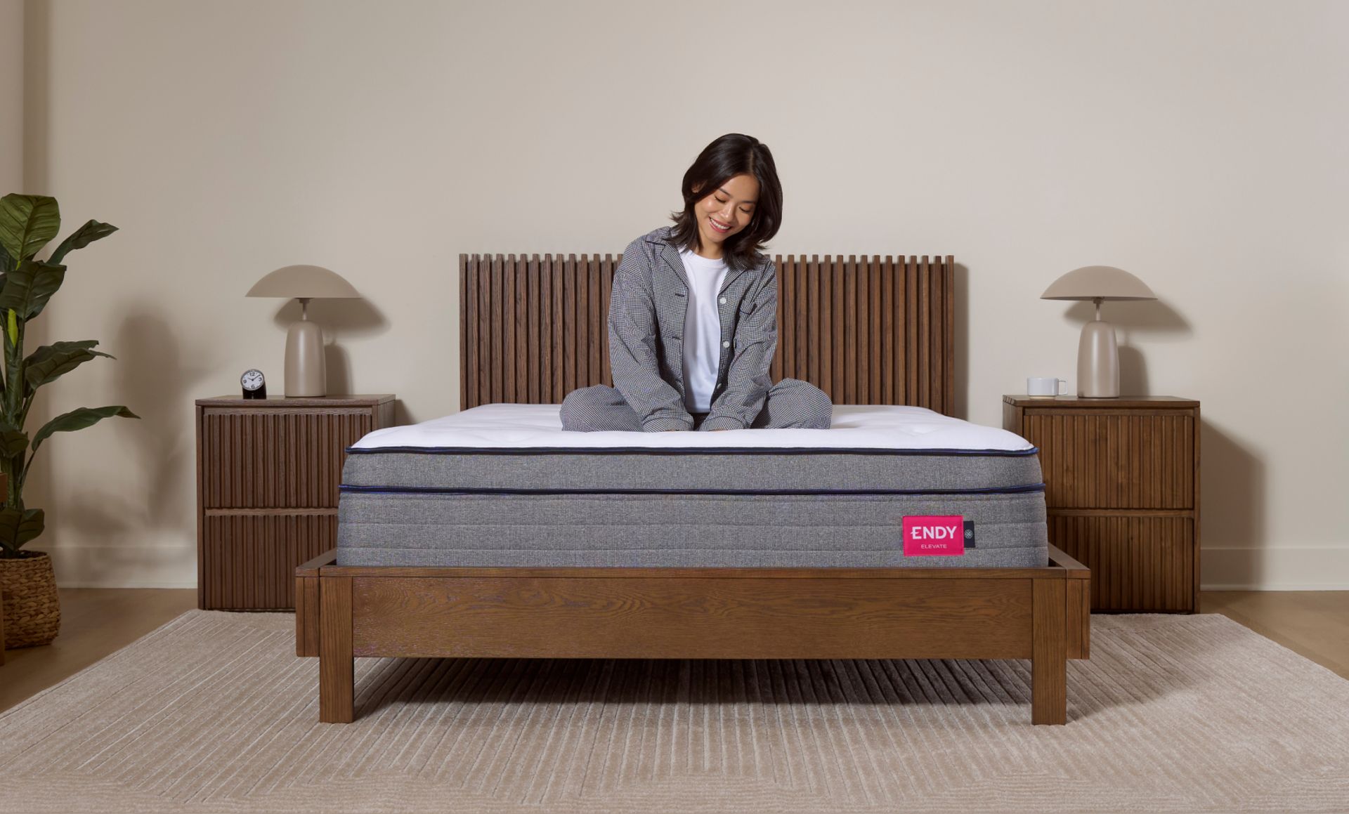 The Endy Elevate Hybrid Plush Mattress