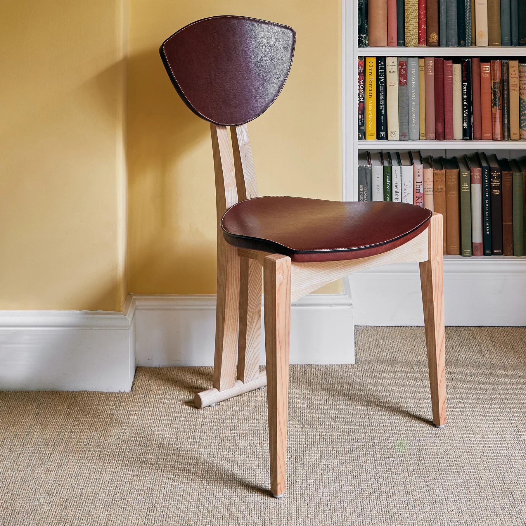 Leather Tricorn Chair