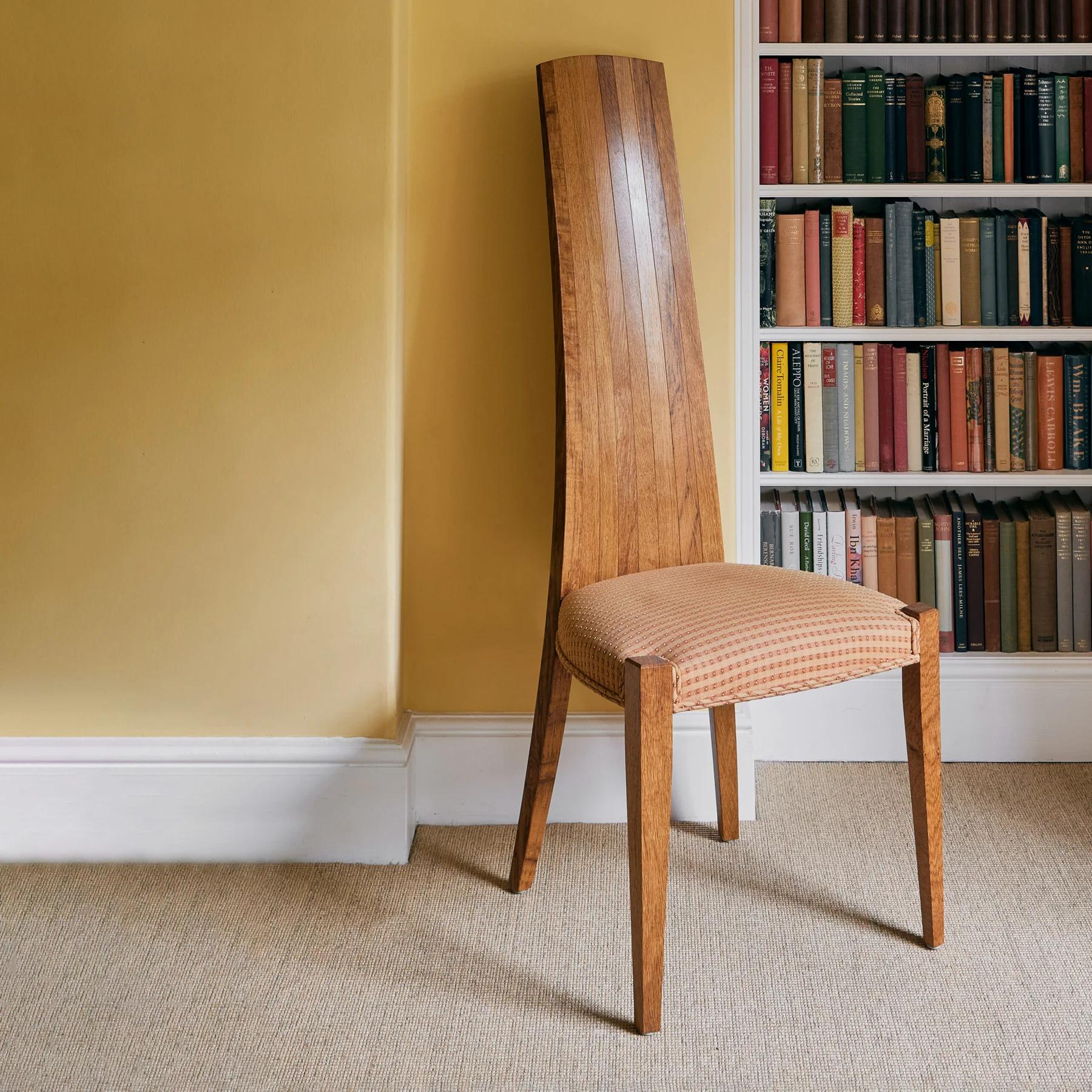 Tall Coopered Dining Chair