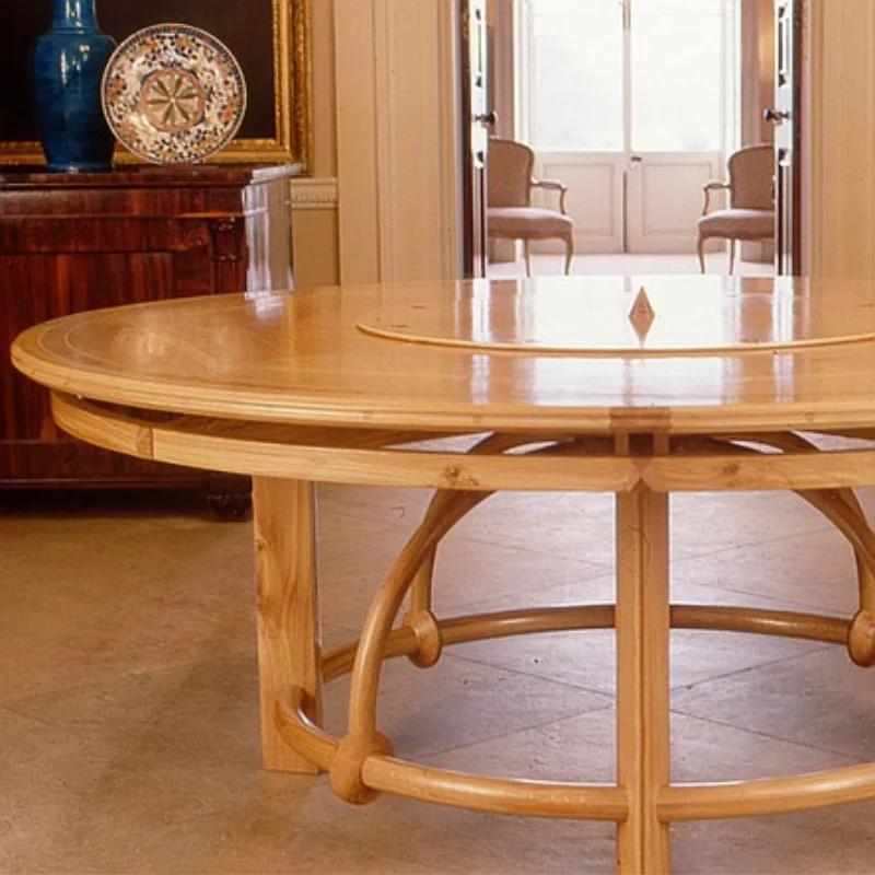 Dining Table With Lazy Susan — image 2