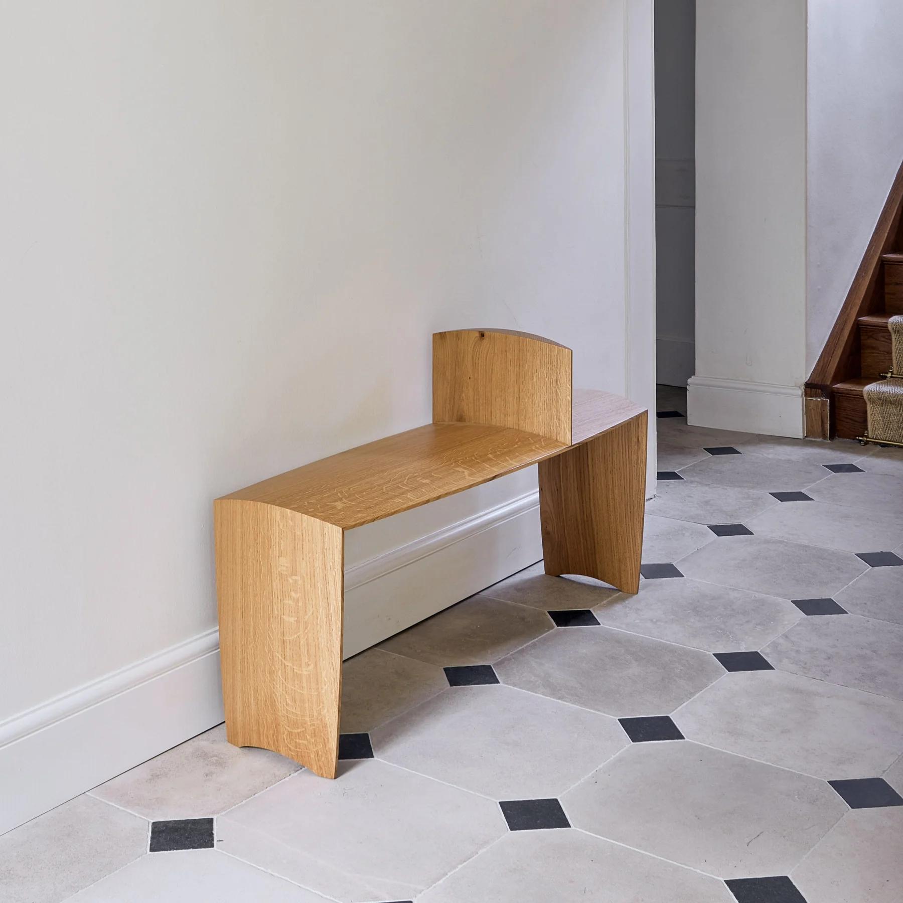 Aerofoil Bench With Armrest — image 3