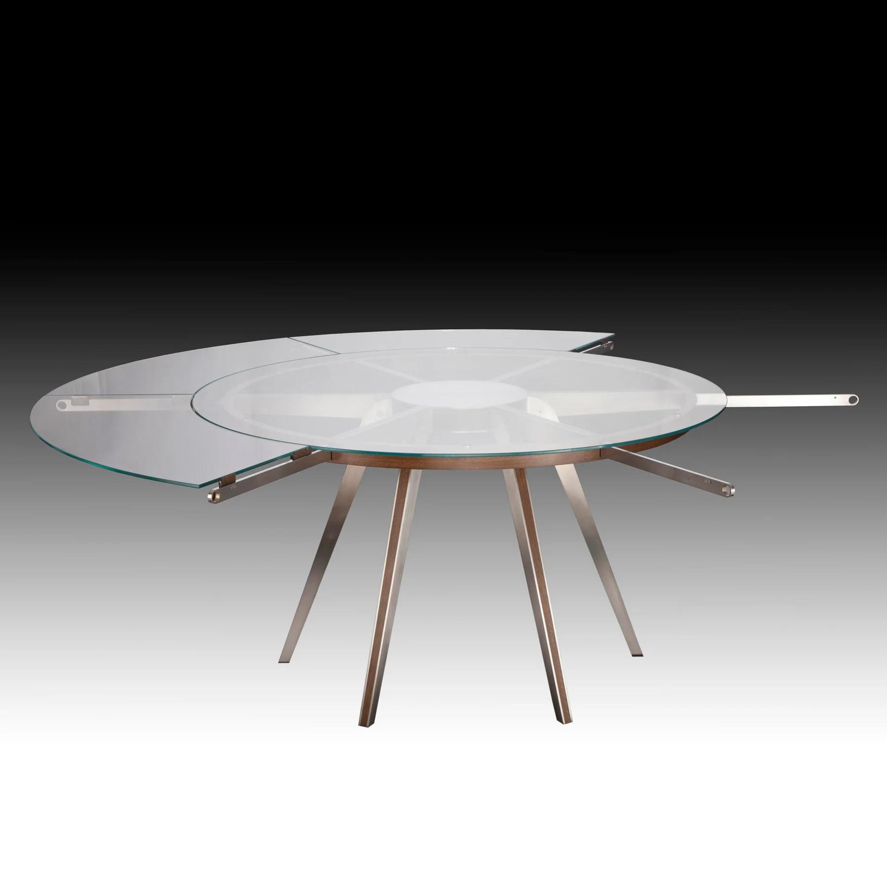 Bespoke Expanding Glass Table — image 3
