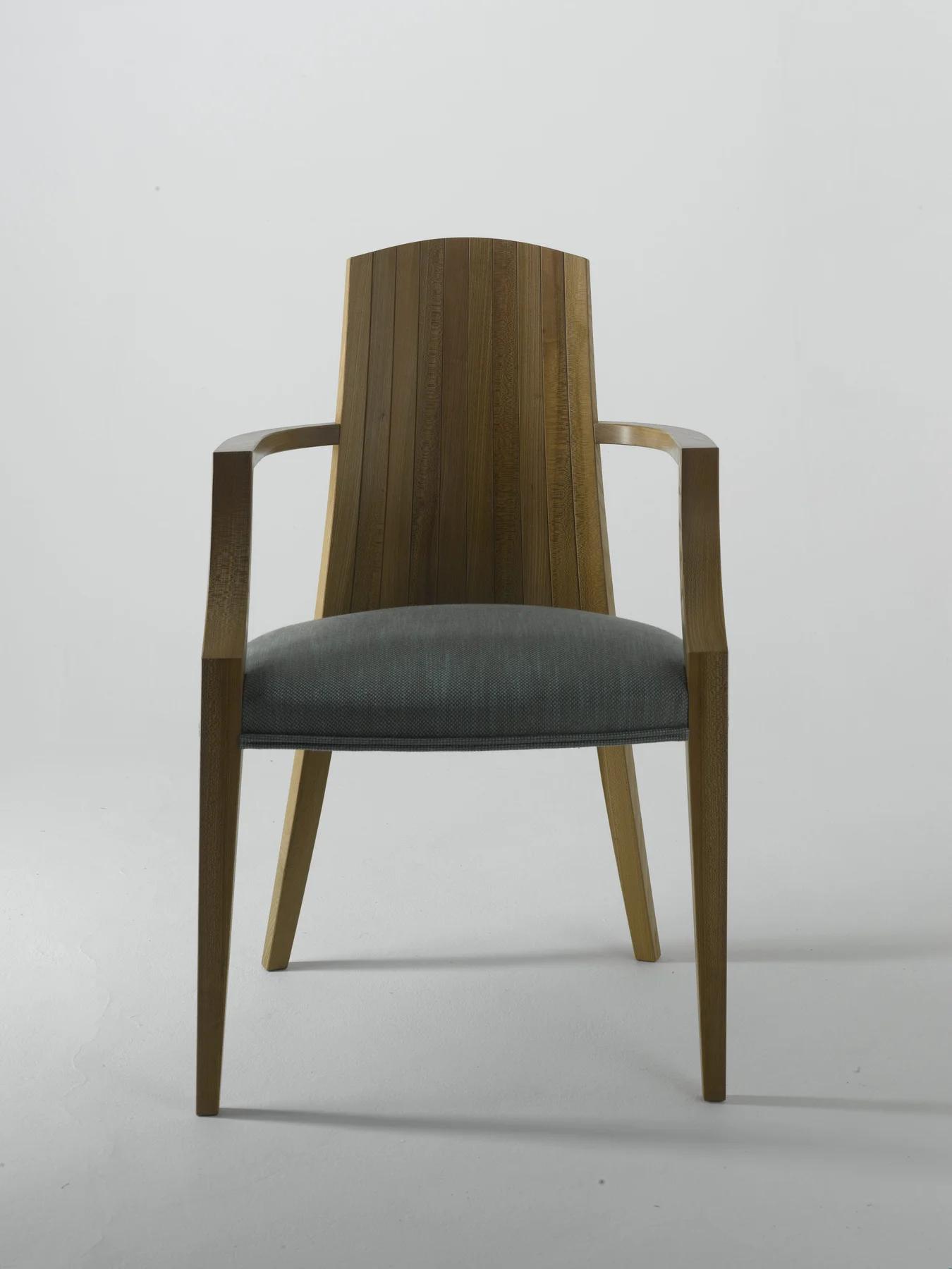 Upholstered Coopered Carver Chair