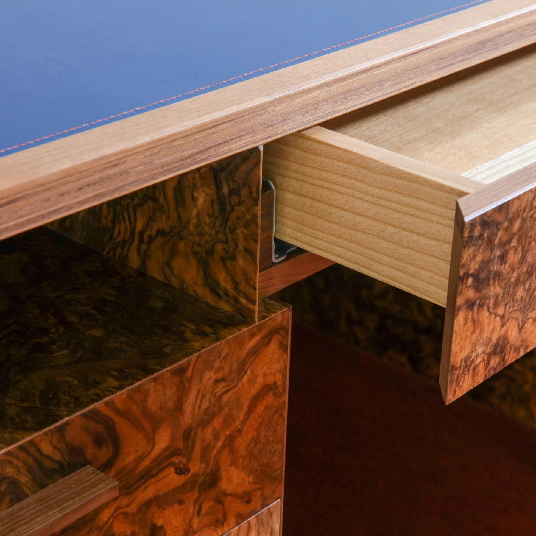 Blue Leather Desk — image 5
