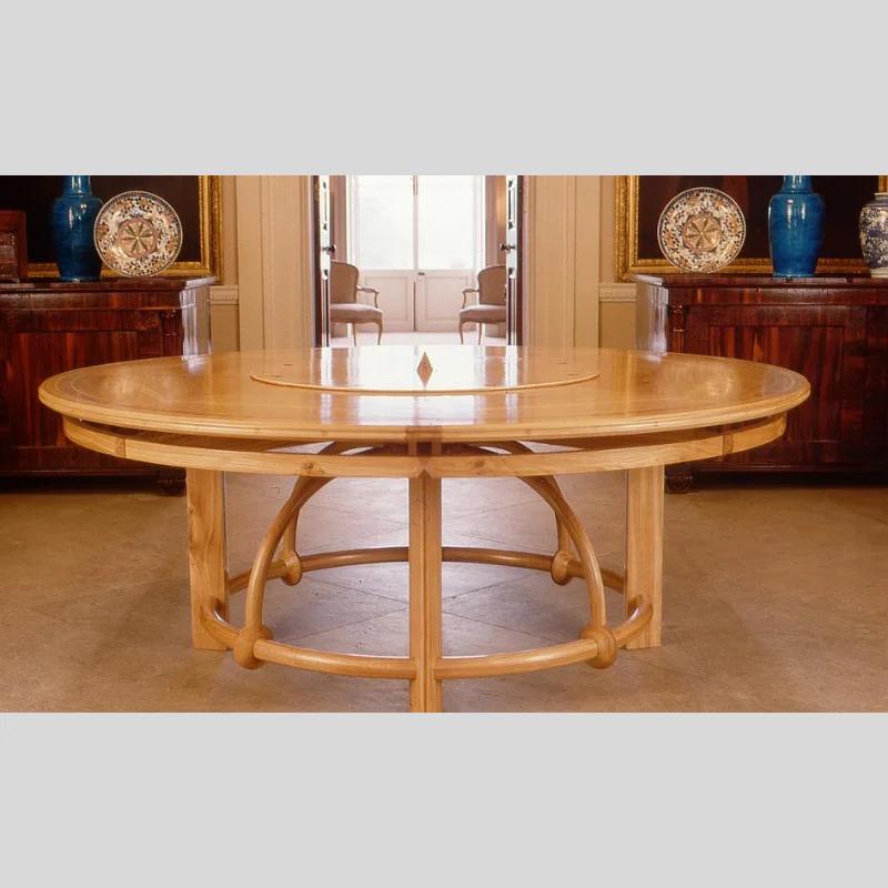 Dining Table With Lazy Susan