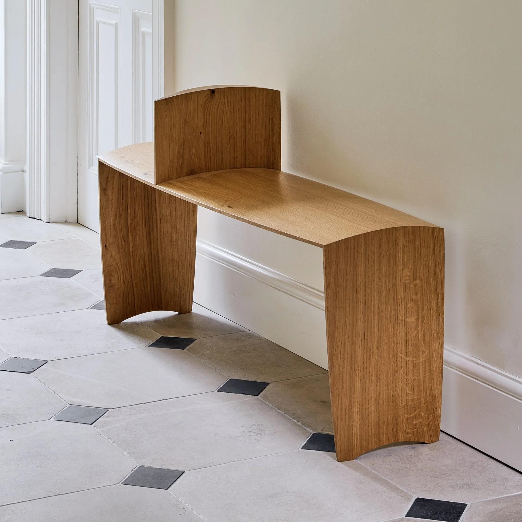 Aerofoil Bench With Armrest — image 2