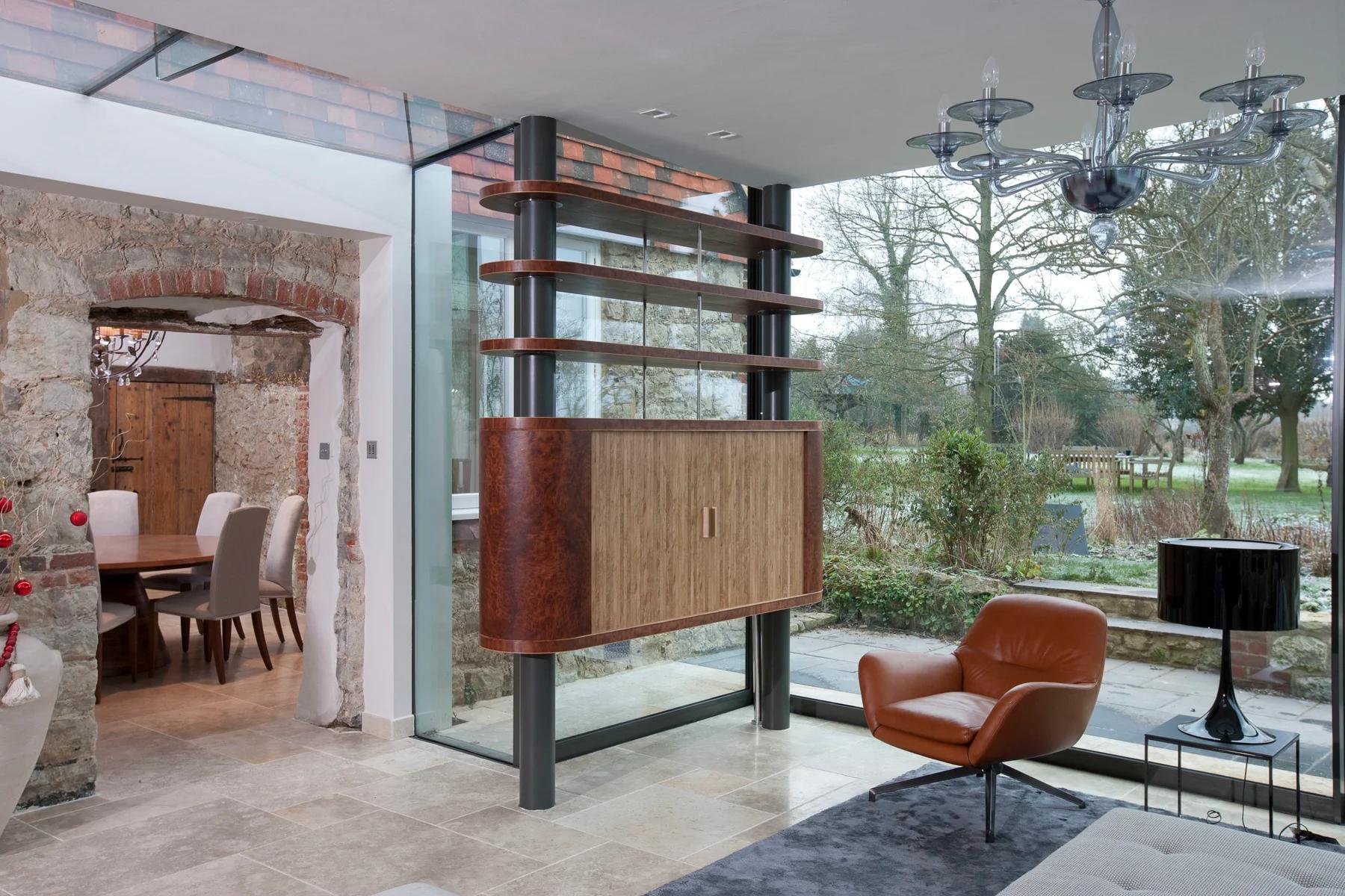 Suspended Media Cabinet