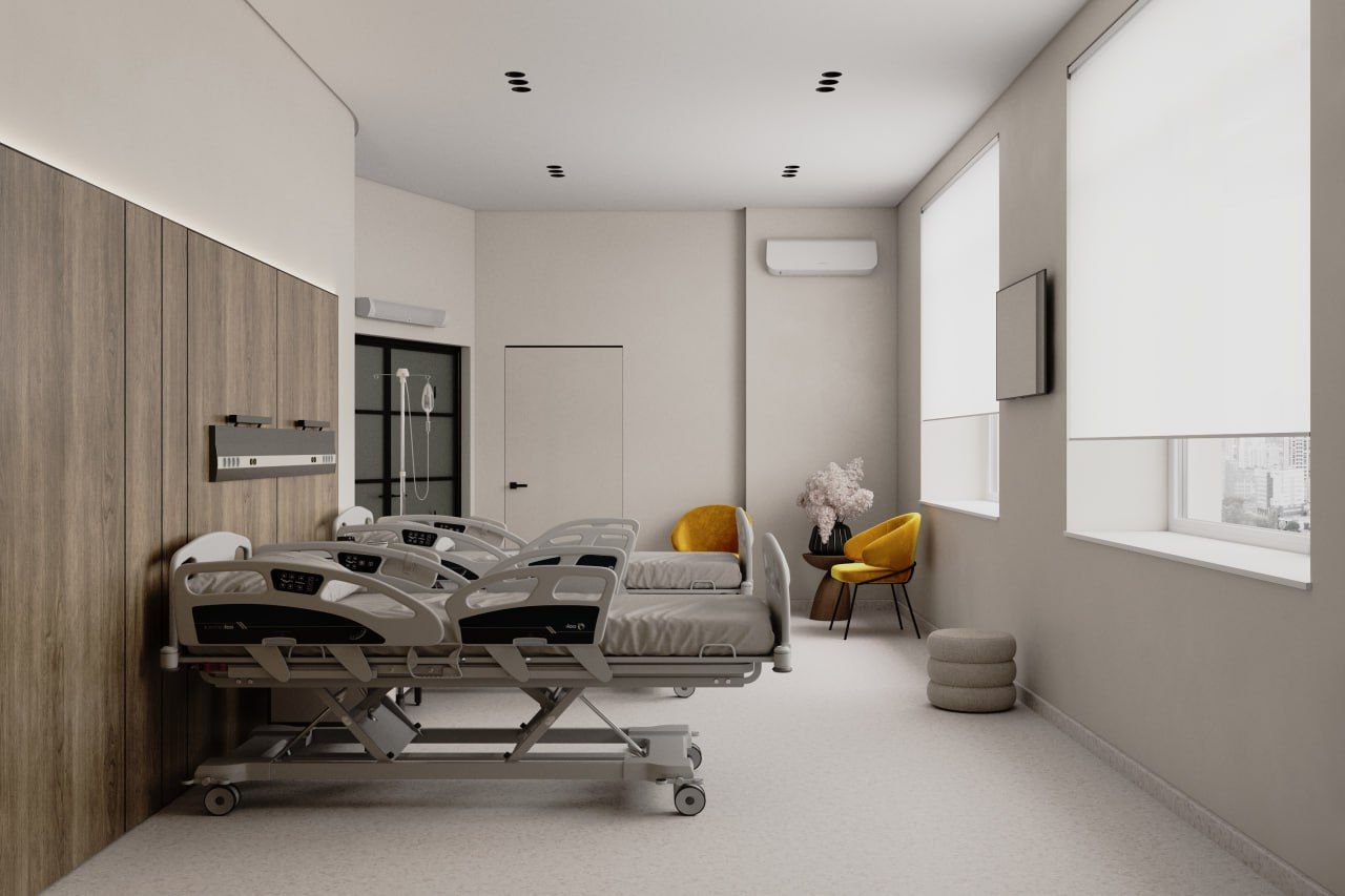 Сучасне обладнання та комфортні палати