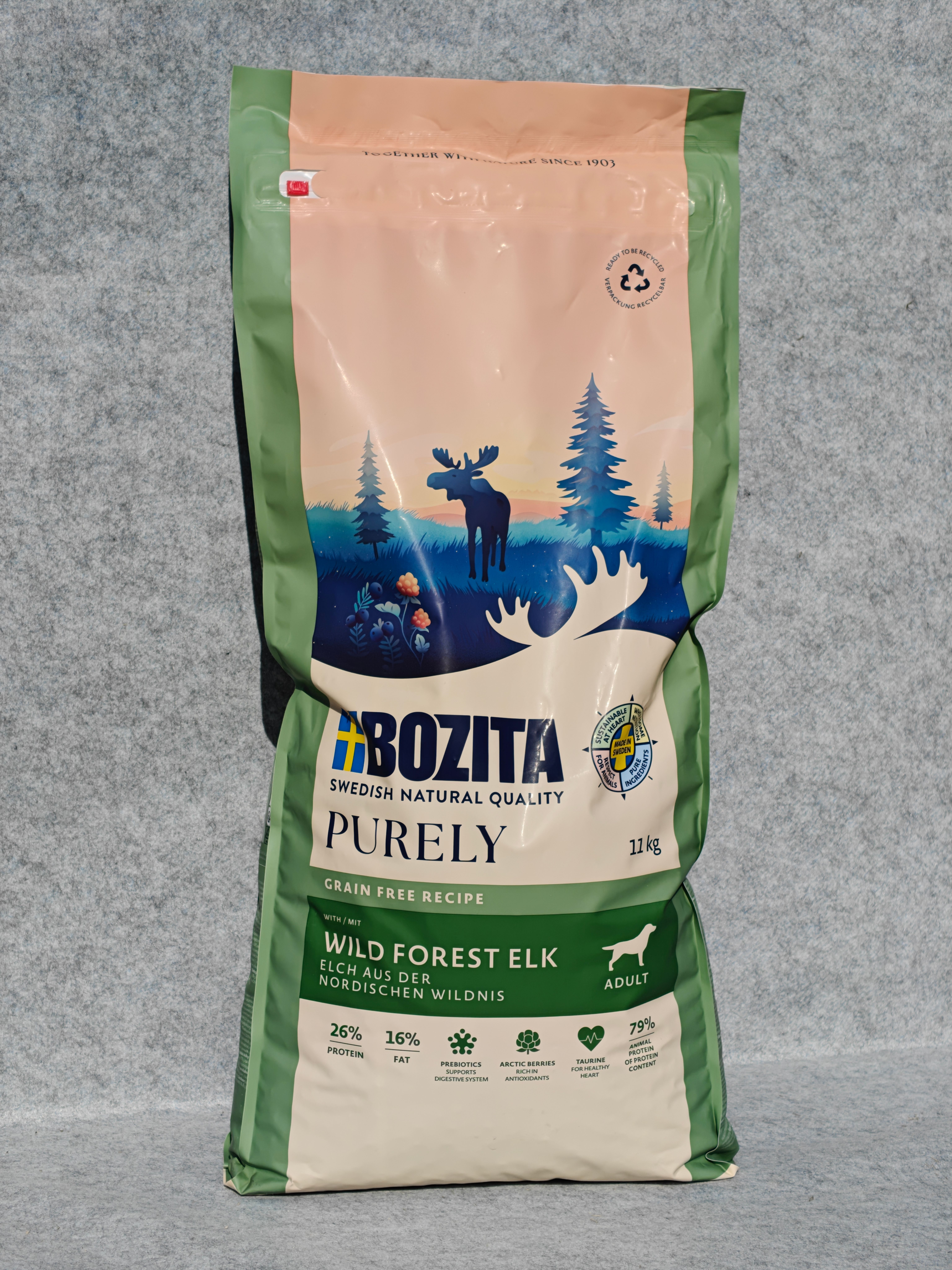 Bozita Purely Adult Elk 11 kg 