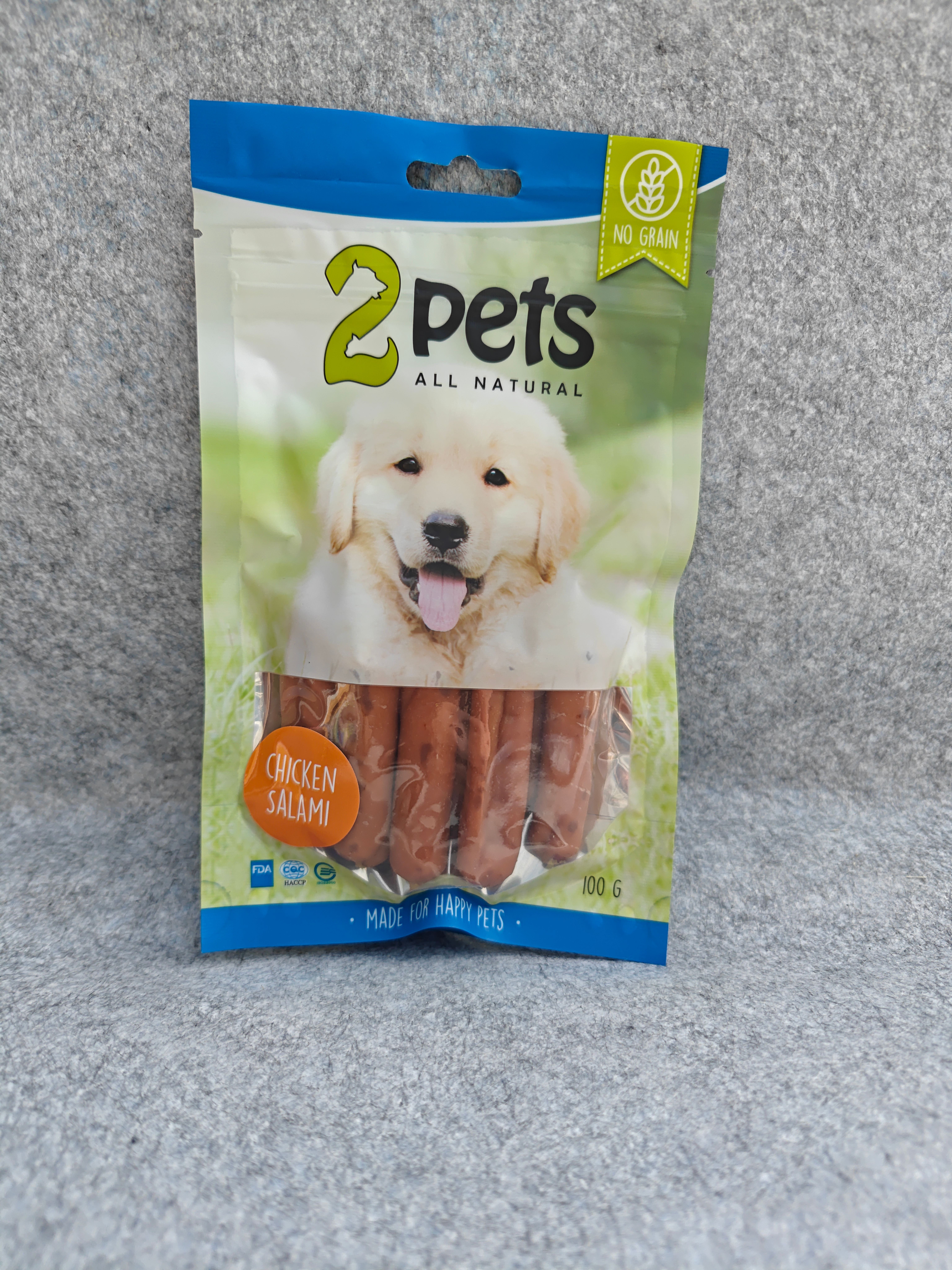 2Pets Chicken Salami 100 gram