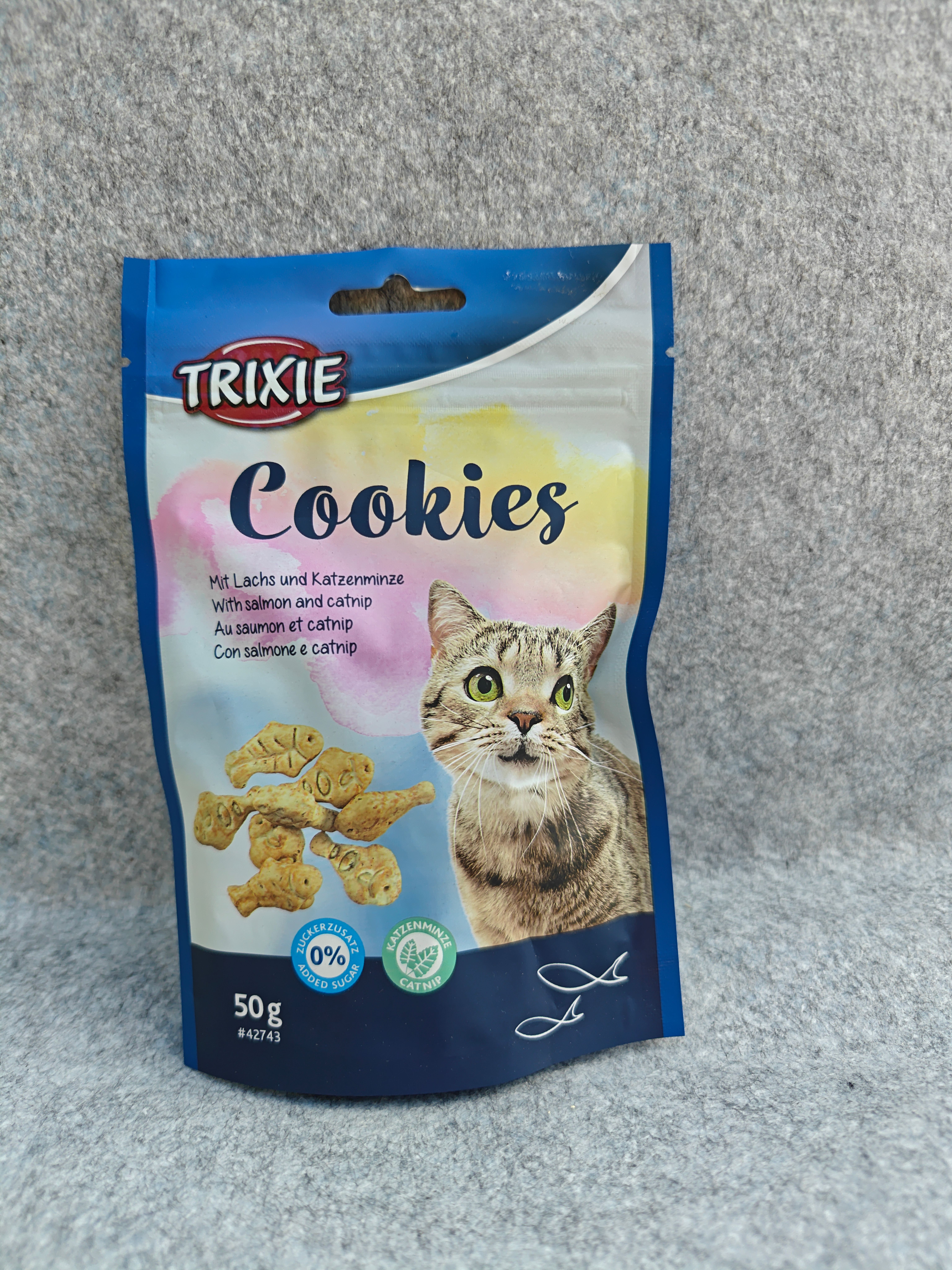 Cookies med Lax & Kattmynta 50 gram 