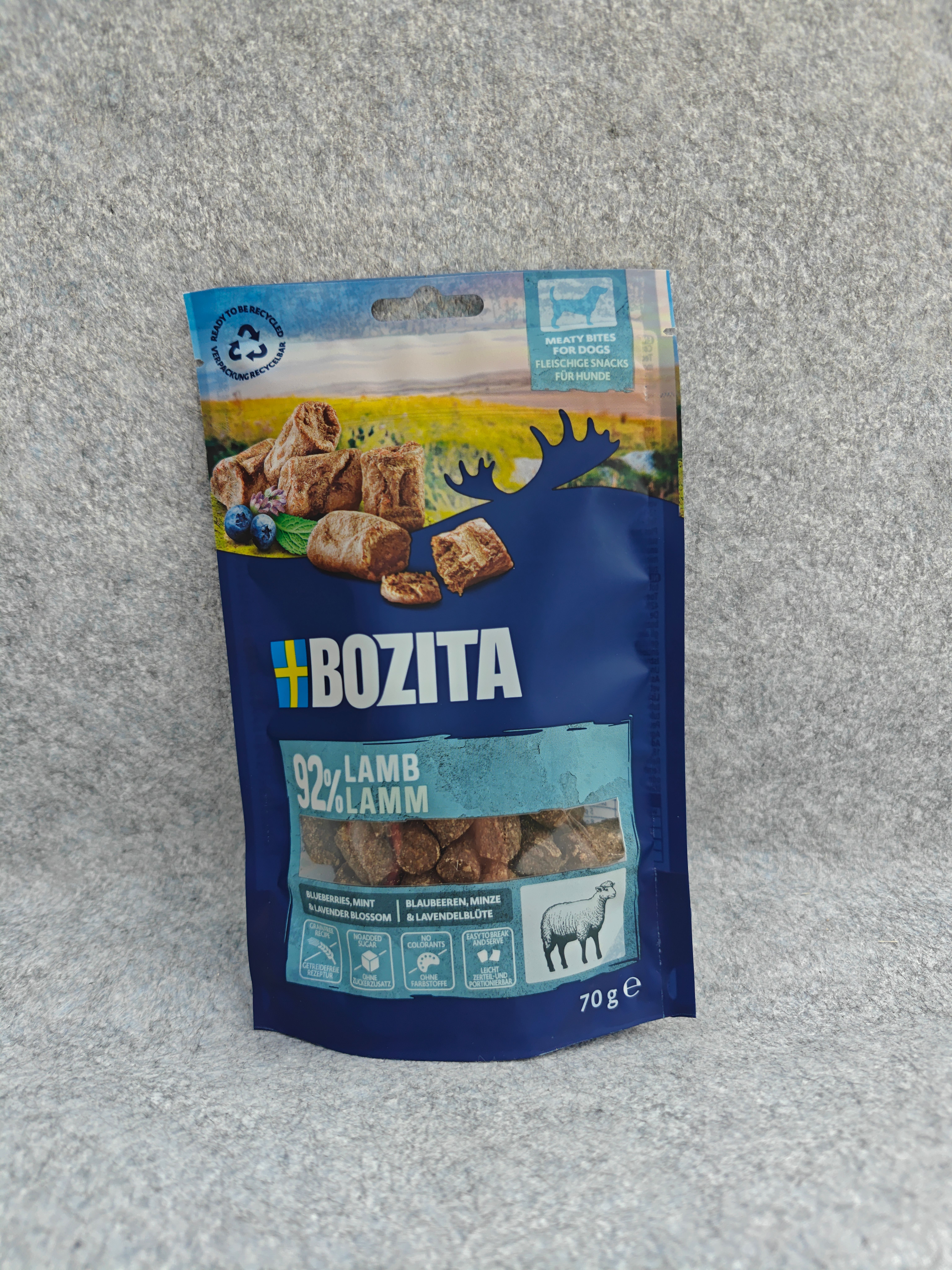 Bozita Snacks Meaty Bites Lamm 70 gram
