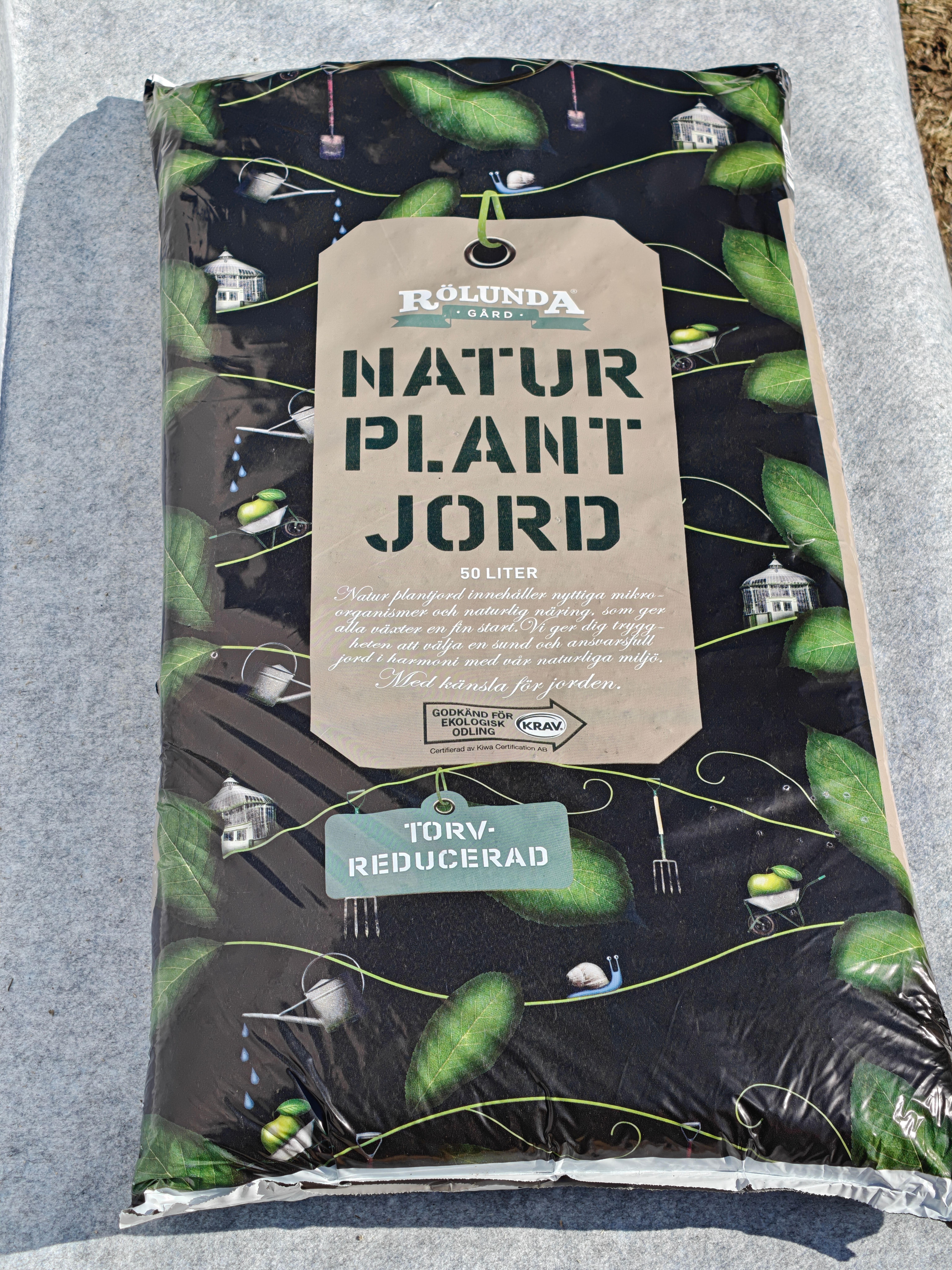 Rölunda Natur Plantjord 50 liter