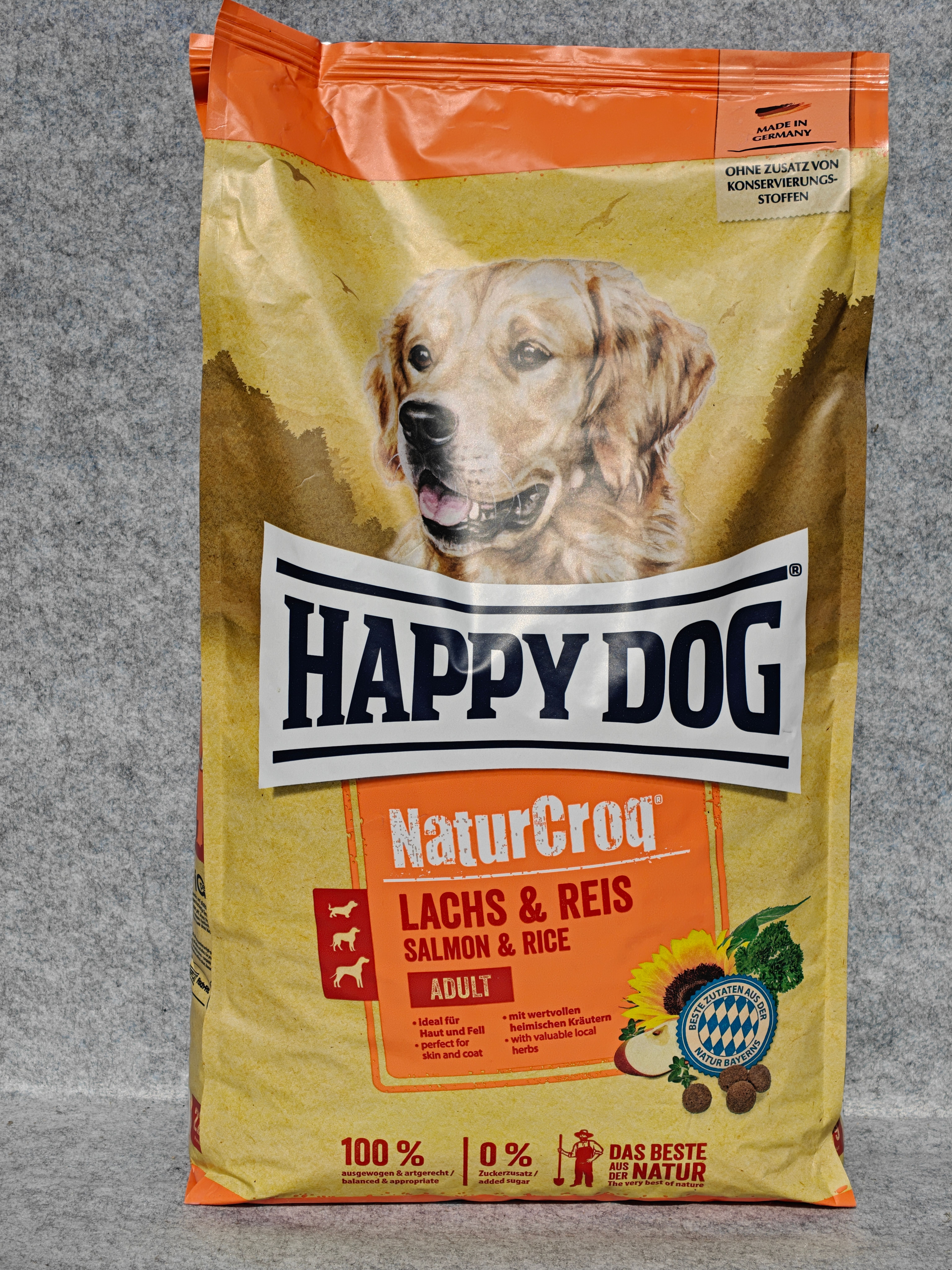Happy Dog NaturCroq Lax & Ris 11 kg