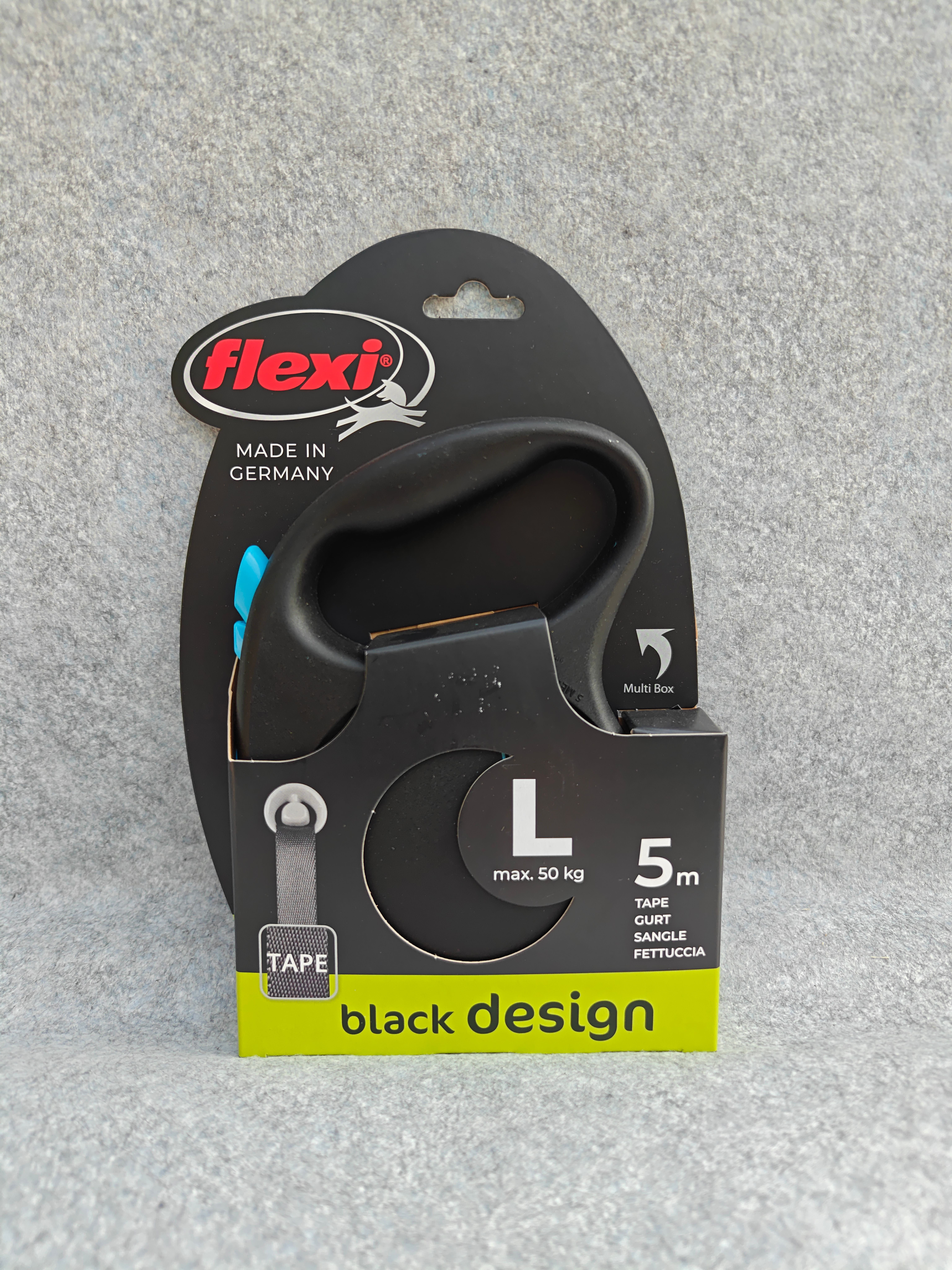 Flexi Black Design L 5 Meter