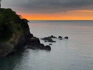 Sunset on the South West Coast Path