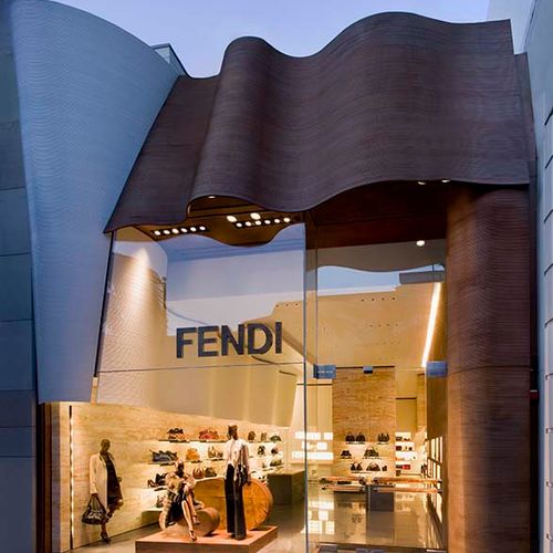 Shopping in NYC: Peter Marino 's italian style in FENDI store