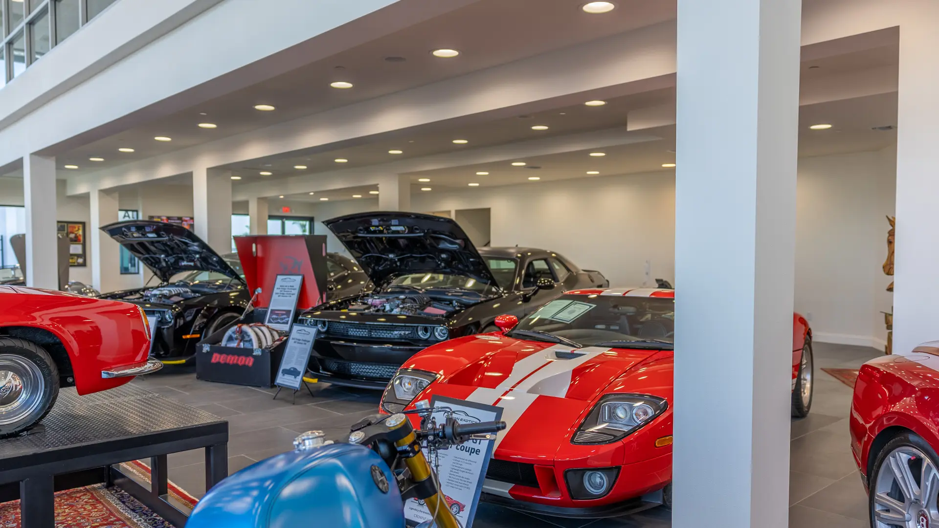 A photo from Crown Dodge & Classics Center, a project by G Charles Design.