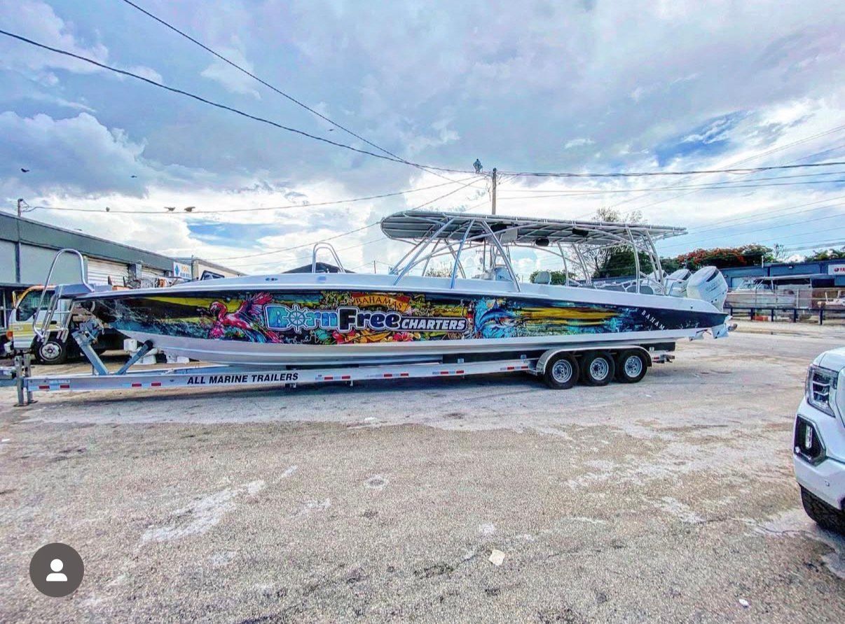 Custom Designed Boat Wraps