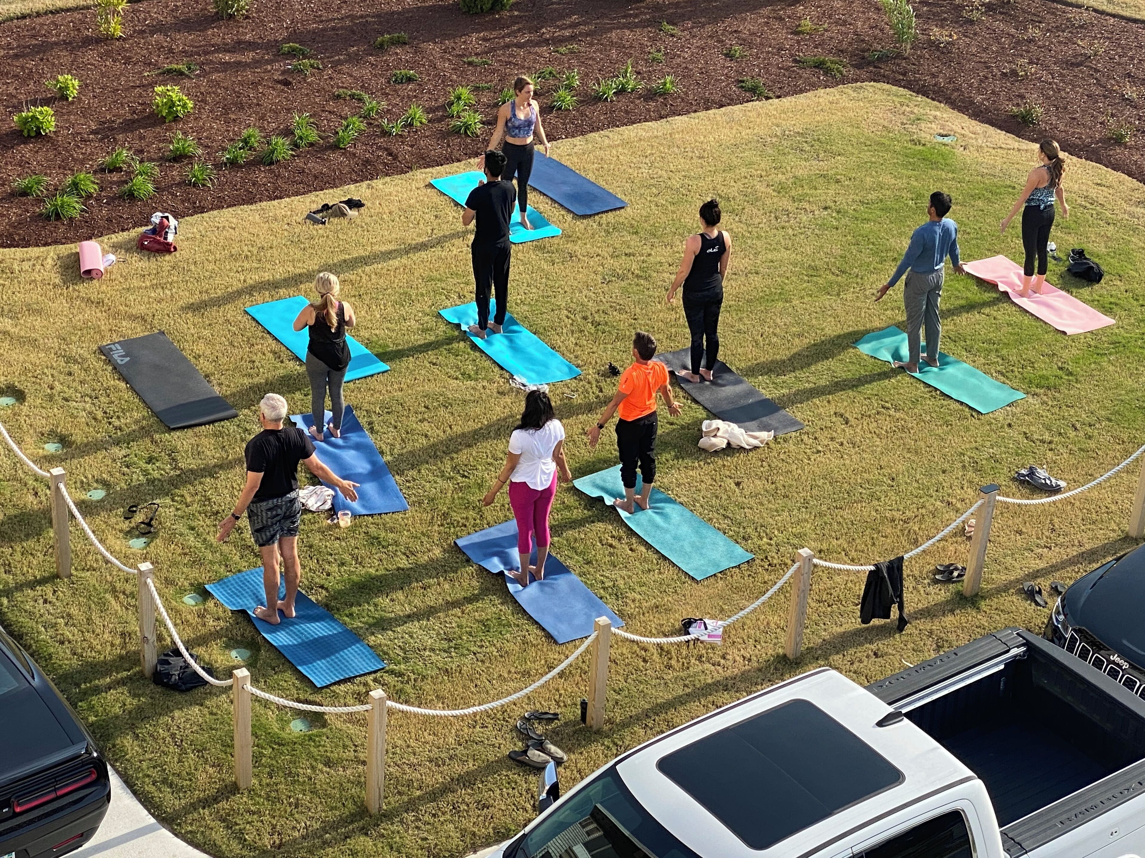 Pamlico Station by Edgecamp — The yoga