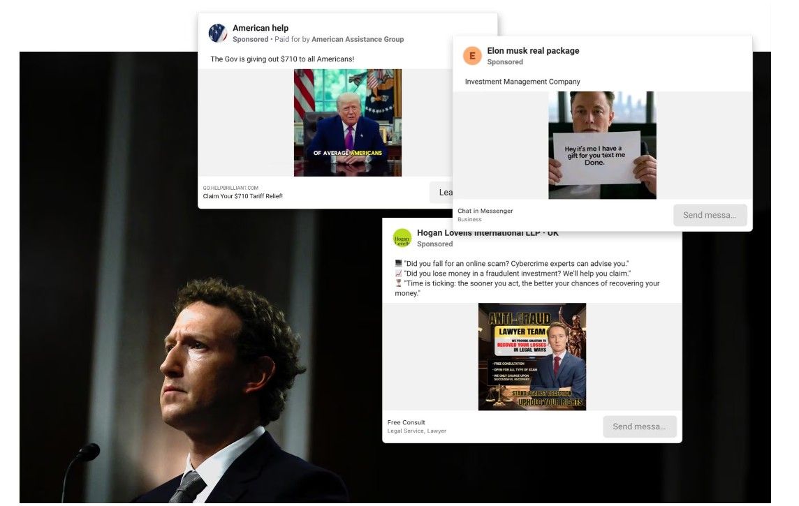 podvodné reklamy na facebooku 