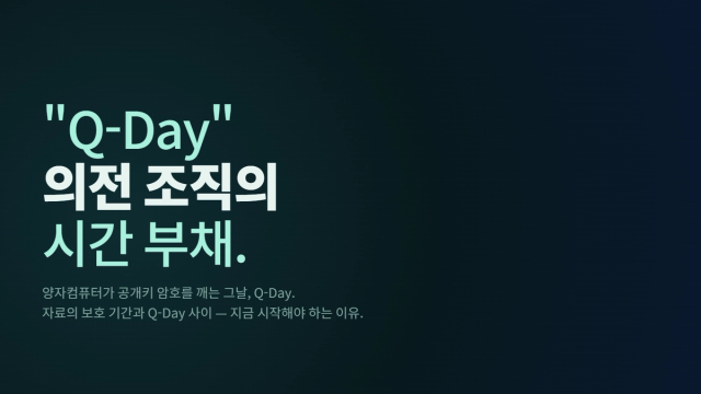 Q-Day : 의전 조직의 시간 부채